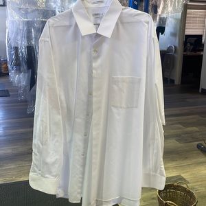 Van Heusen white button down